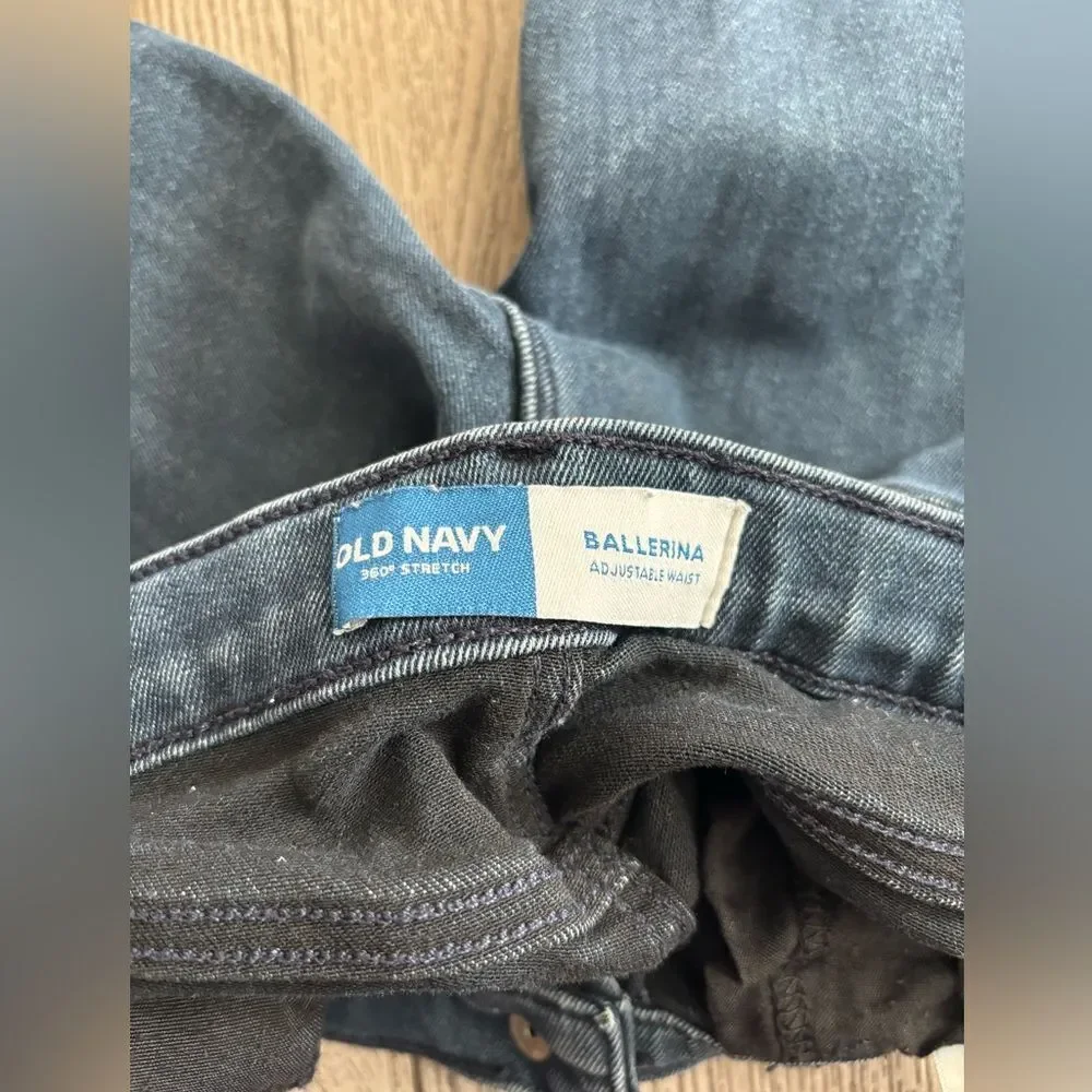 Old Navy Dark Blue Skinny  an ballerina girls used jeans 2 pair